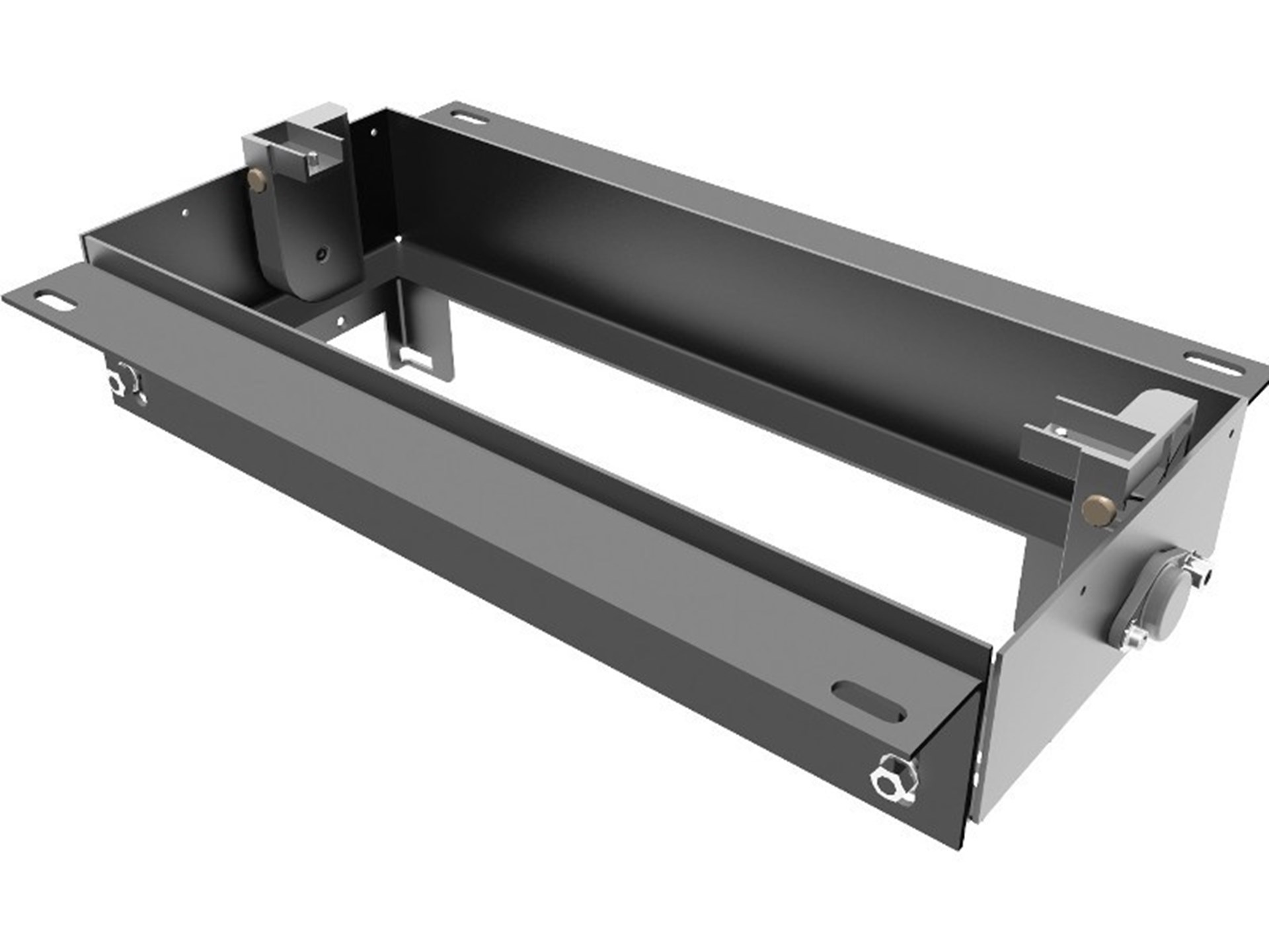 Bachmann Unterbau Top Frame 4 Fach Ohne Deckel Schwarz 925 100