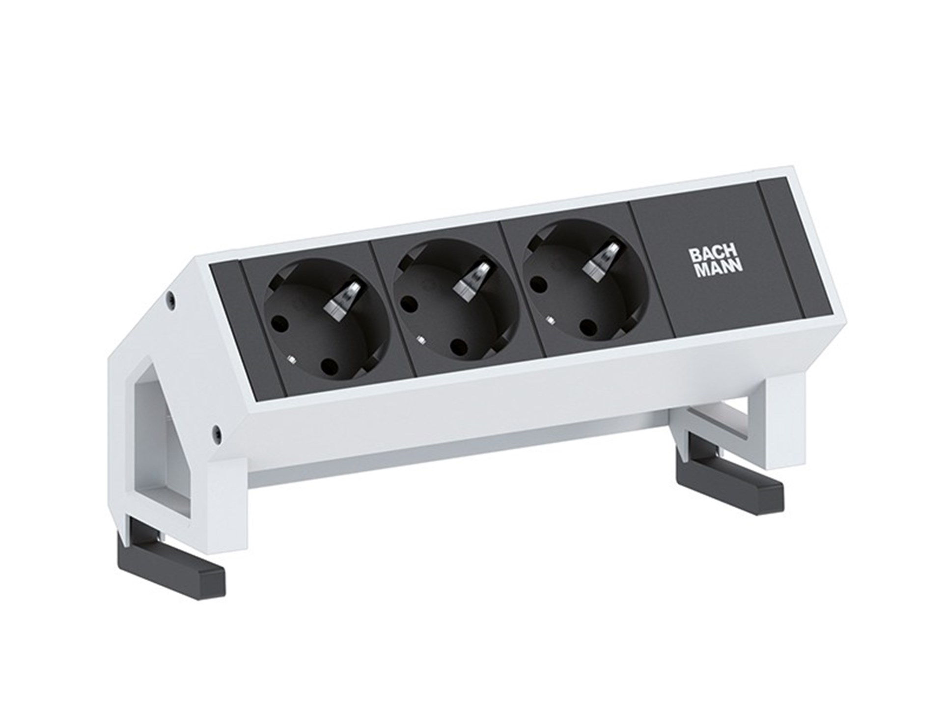 Bachmann Desk 2 3X Steckdose Weiss 902 2048
